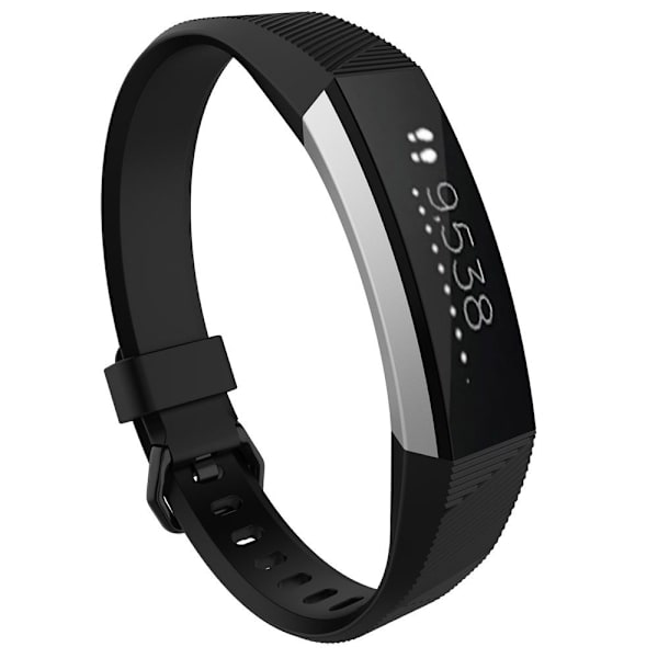 til Fitbit Alta / Alta HR Silikone urrem SORT S black S