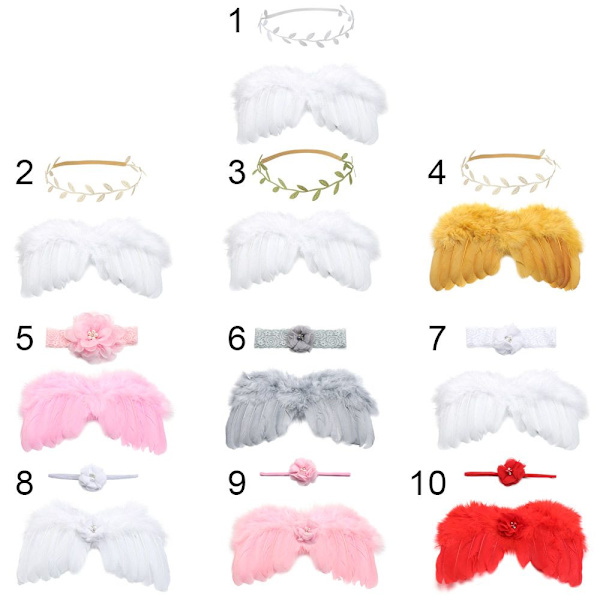 Nyfödda fotografitillbehör Angel Wing 10 10