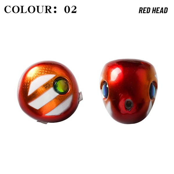 Partakalastuksen viehe Jig Bait RED HEAD RED HEAD Red head