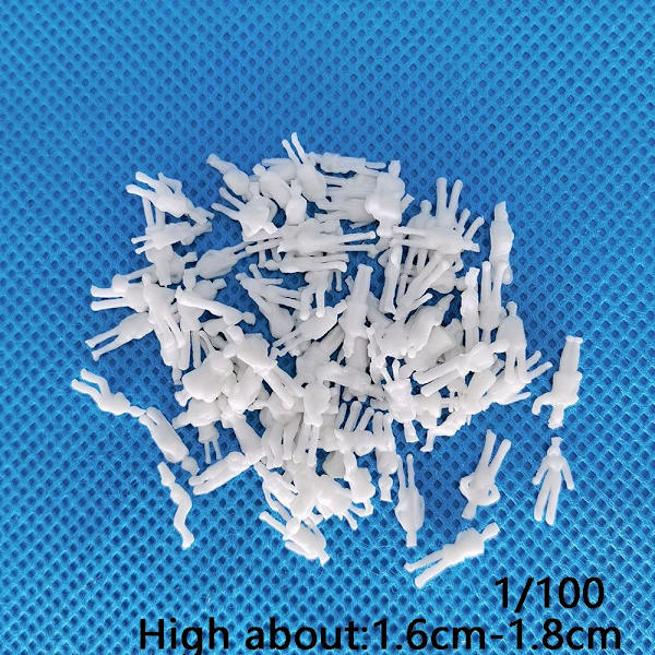 100 stk. Mennesker Figurer Model Bygningspassagerer 1/150 1/150 1/150