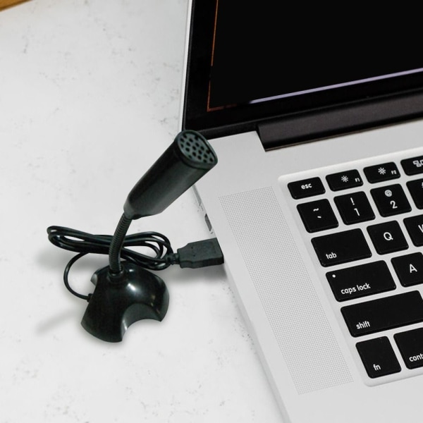 USB Mikrofon Högtalare Mic VIT white