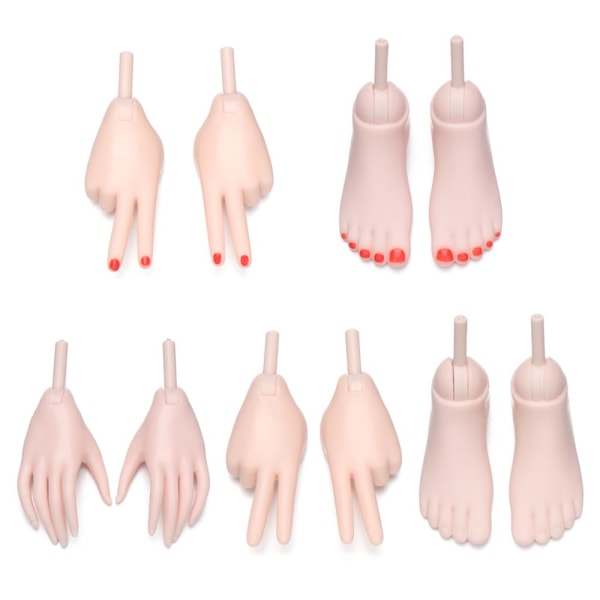 Original Replace Hands Girl Doll Foot 2 2 2