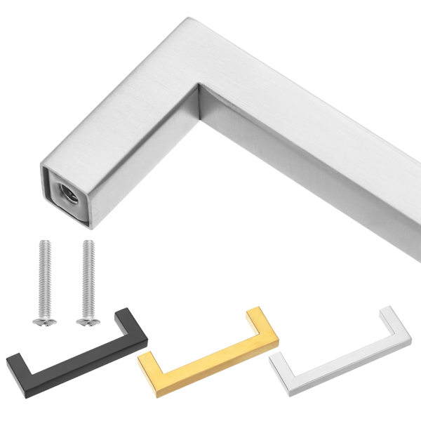 Kaapin kahva Huonekalut Hardware SILVER 10X10X160MM Silver 10x10x160mm