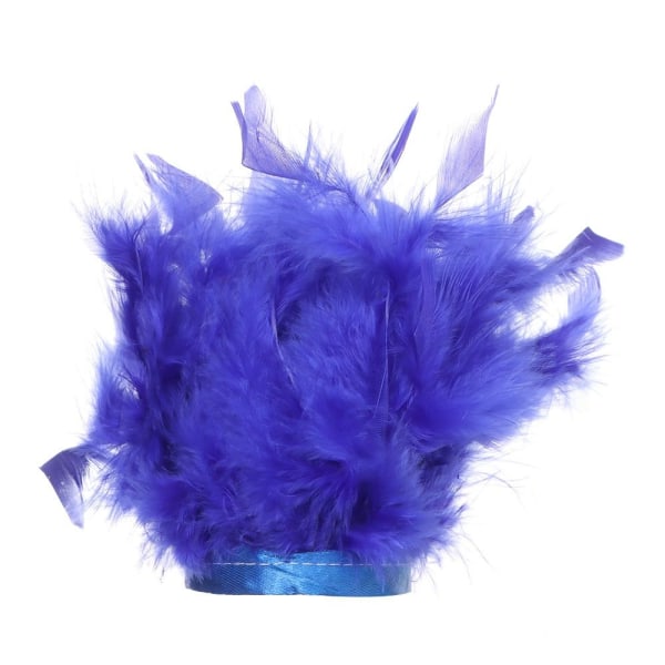 Feather Cuffs Turkiet Feather Slap Armband BLÅ blue