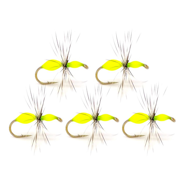 5 stk Insekter Krog Fluefiskeri SORT 12# 12# black 12#-12#