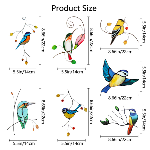 Window Clings Hummingbird 1 1