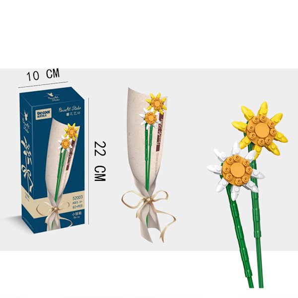Byggeklosser, blomstersimulering, blomster 1 1 1