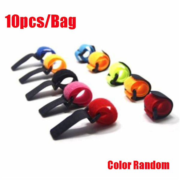 Fiskestangsnøre nylon 10 STK (TILLFÆRLIG FARGE) 10pcs(Color Random)