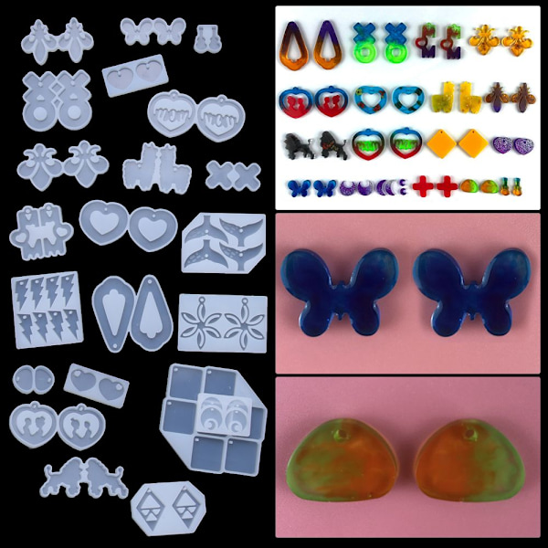 Korvakorut Resin Mold Riipus Molds P P
