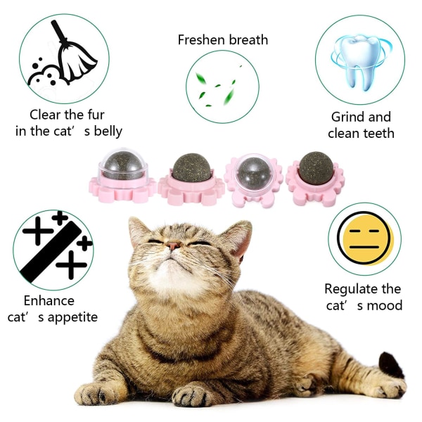Catnip Balls Cat Mint PINK PINK pink