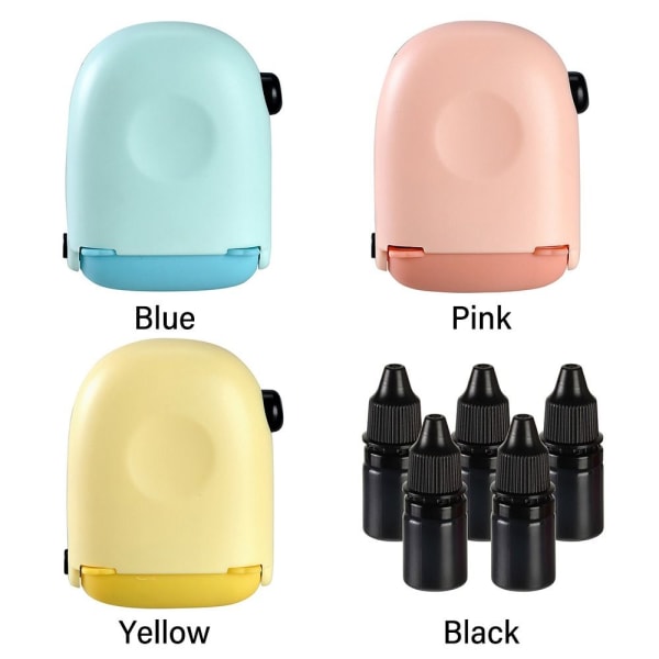 Security Stamp Roller Privacy Seal GUL Yellow