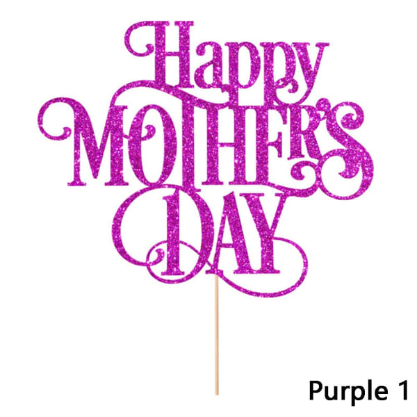 Cake Plugin Grattis på mors dag LILA 1 LILA 1 Purple 1