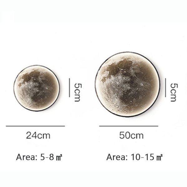 Moon Light Væglampe 24CMNEUTRAL LYS NEUTRAL LYS 24CMNeutral light