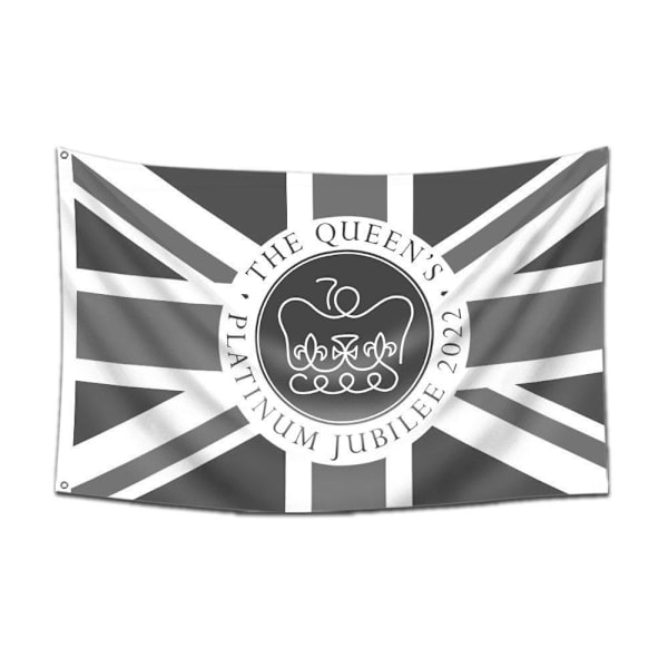 Queen Platinums Jubilee Flag 2022 Queen Banner STYLE 1 STYLE 1 style 1