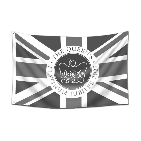 Queen Platinums Jubilee Flag 2022 Queen Banner STYLE 6 STYLE 6 style 6