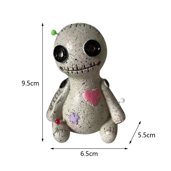 Voodoo Doll Censer Rökelsebrännare VÄNSTER VÄNSTER left