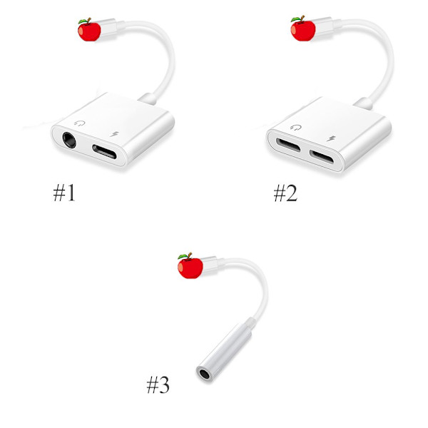 Kuulokkeet 2 in 1 -muunnin 1 1 1