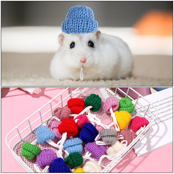 2 STK Pet Hatte Pet Cap GRÅ grey