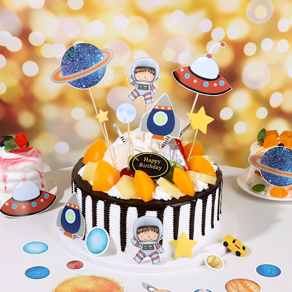 Cake Topper Cupcake koristelu 9 9 9