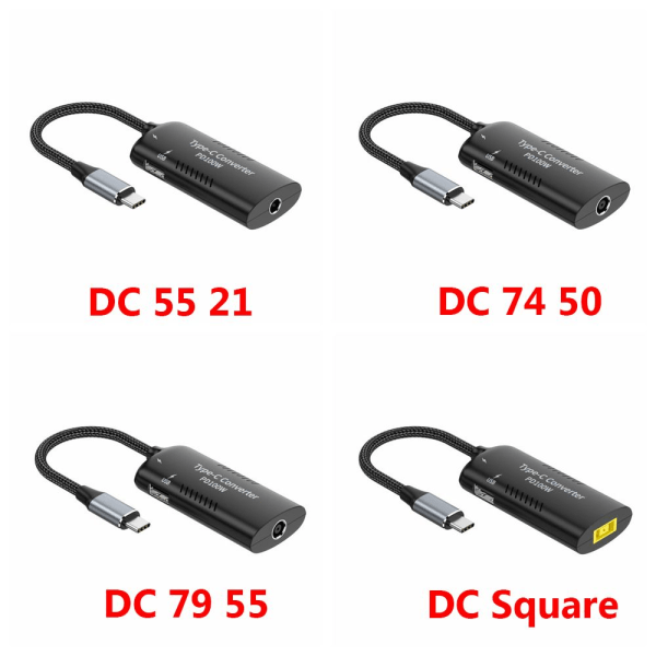 Oplader Konverter USB Type C DC 55 21 DC 55 21 DC 55 21