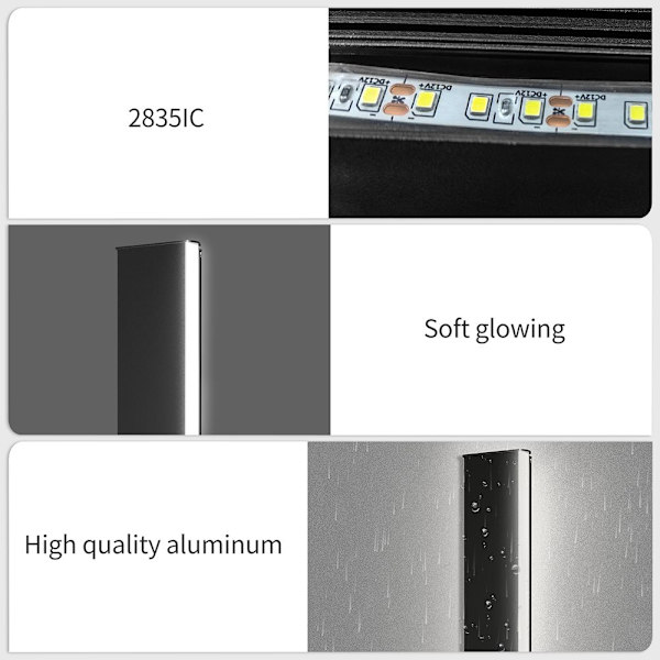 LED-seinävalot modernit A A A