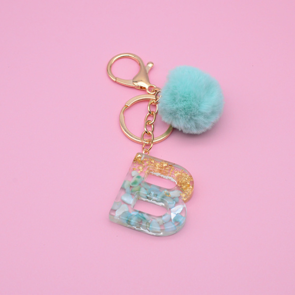 Letter Keychain Alphabet Avaimenperä A A A