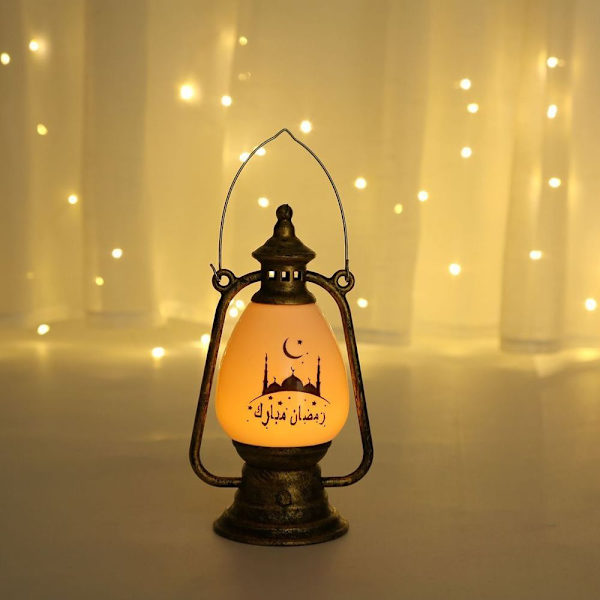 LED Lantern Wind Lights LED Lantern BRONSE&GULD bronze&gold