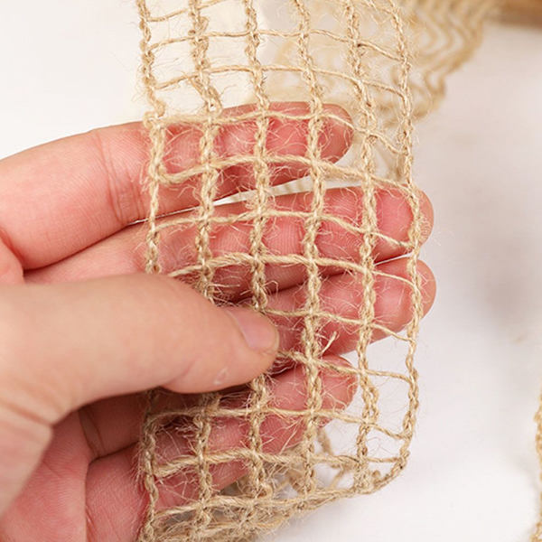 3/4 stk Naturlig Jute Hessian Jute E E