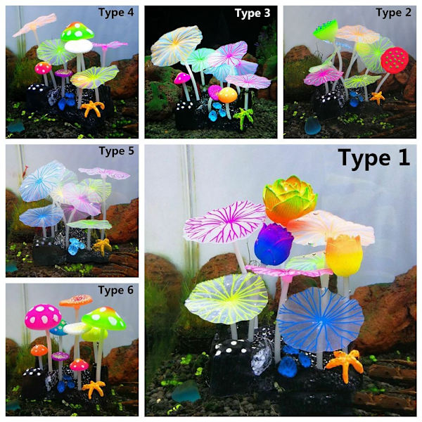 9 stk Vanngress Lotus-sopppynt TYPE 5 TYPE 5 Type 5