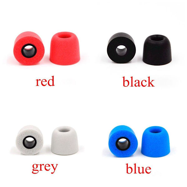 Erstatningsørespisser T100 T200 T300 T400 GRÅ T100 S1 PAR 1 PAR grey T100 S1 Pair-1 Pair