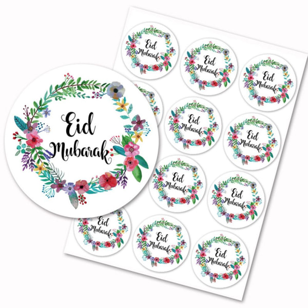 EID Mubarak Sticker Lable Seal Stickers 1 1 1