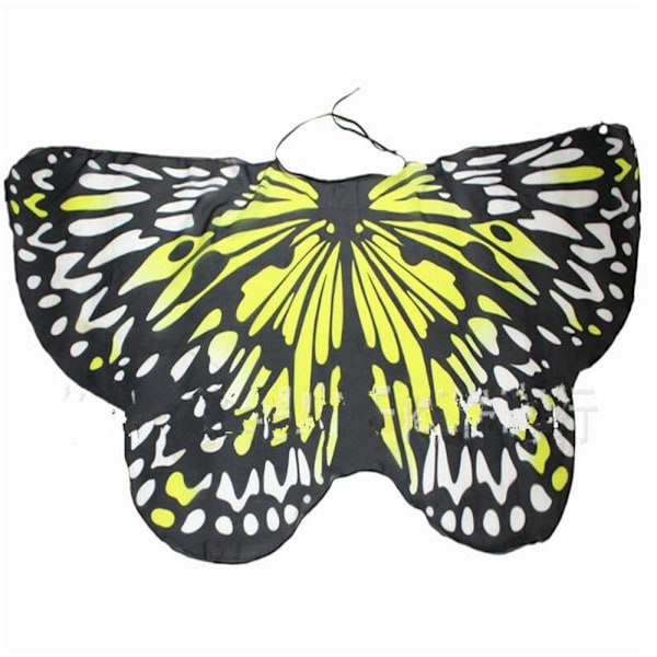 Butterfly Wings Sjal Butterfly Tørklæde 3 3 3