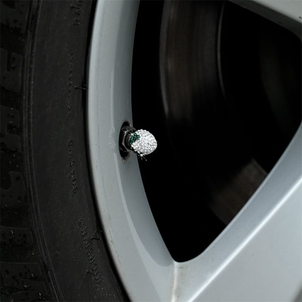 4 kpl Rengasventtiilin korkit Shining Wheel Cap 2 2 2