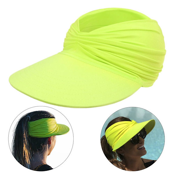 Solhat hul kasket GUL yellow