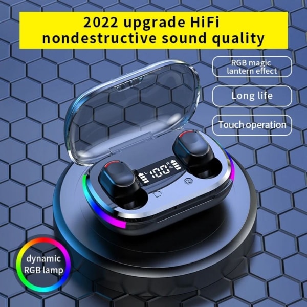 Bluetooth 5.3 hörlurar Trådlösa hörlurar FF F