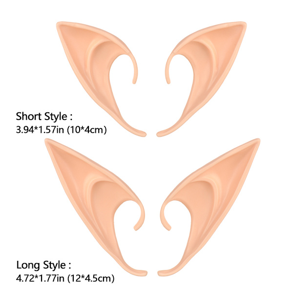 4Pairs Elf Ears Fairy Ears Lifelike