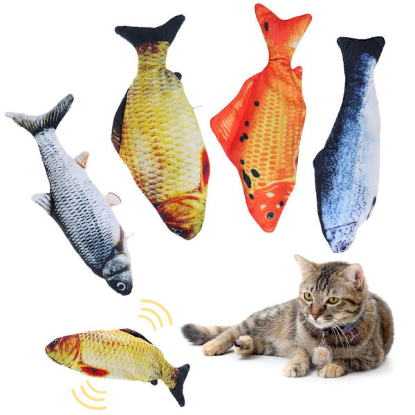 Floppy Fish Cat Legetøj STYLE 2 STYLE 2 Style 2