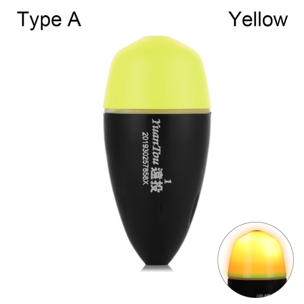 Fishing Float Elektriska Floats GUL TYP A TYPE A Yellow Type A-Type A