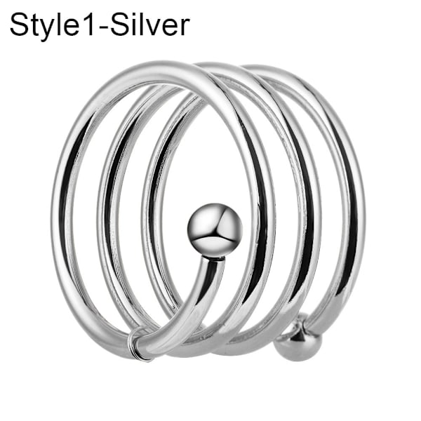 Serviettringer Serviettspenne SØLVSTIL1 silver