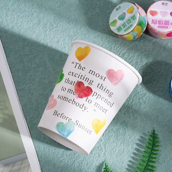 100 kpl/Roll Washi Tape Peiteteippi 07 07 07