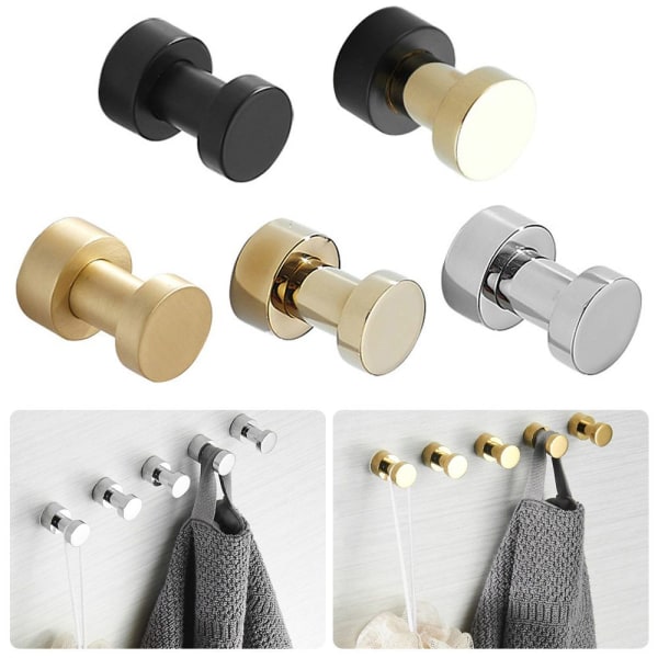 Messing Robe Krog Vægophæng SORT&GULD SORT&GULD Black&Gold