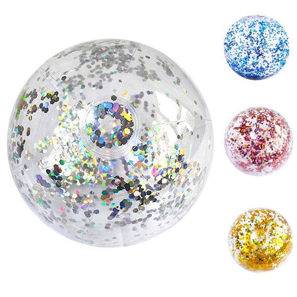40cm uppblåsbar badboll Vattenbollar BLÅ blue