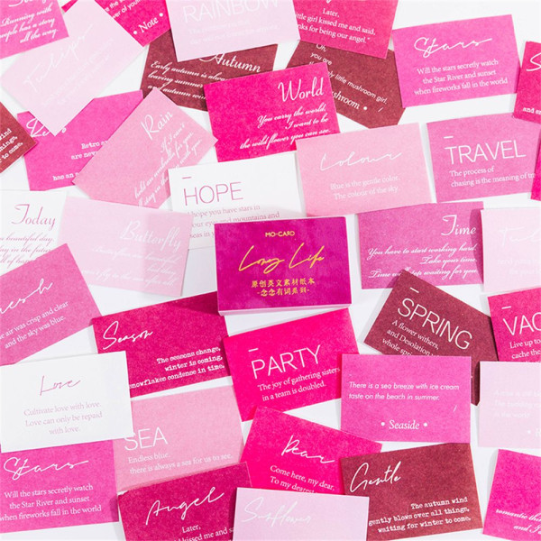 100 st dekorativt pappersmaterial Papper C C