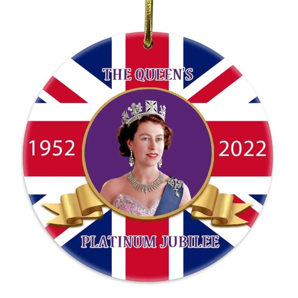 Drottning Elizabeth II Ornament Juldekoration A A