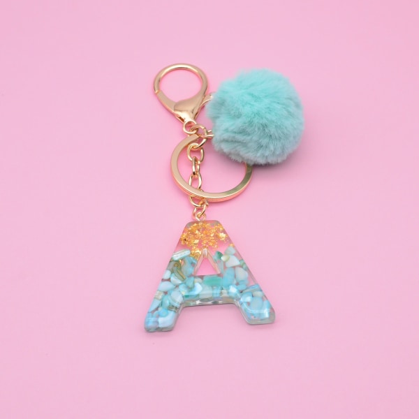 Letter Keychain Alphabet Avaimenperä A A A