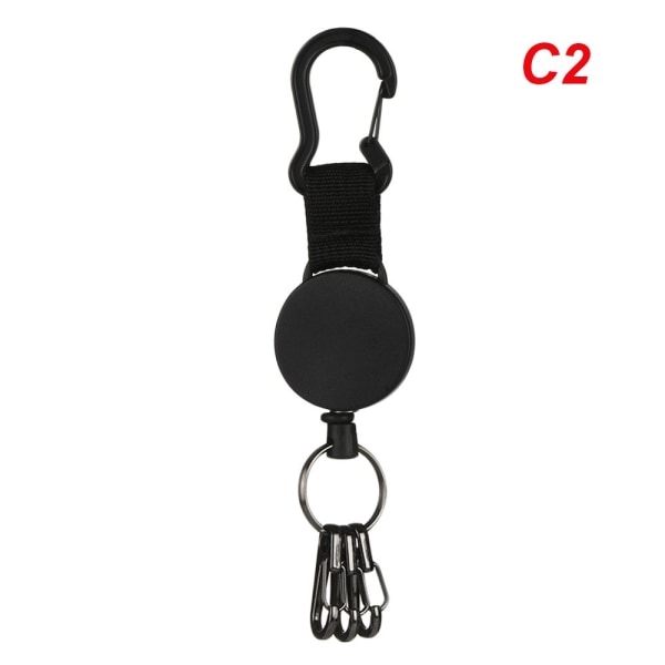 Sisäänvedettävä avaimenperän merkin kelapidike C2 C2