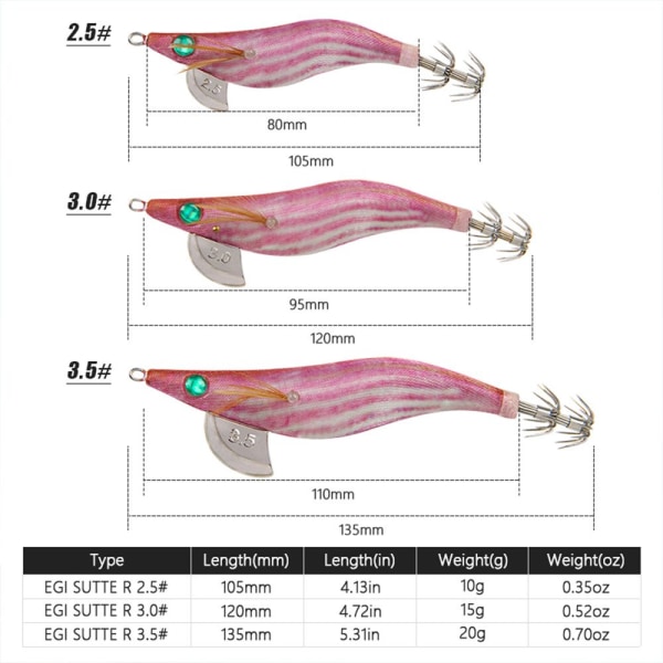 kudos Squid Hook Octopus Bait COLOR B COLOR B Color B