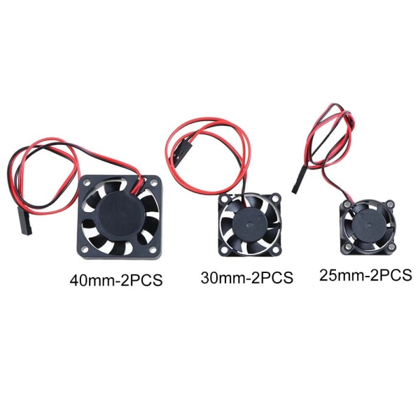 Lämpöä hajottavat jäähdytystuulettimet 25MM2PCS 2kpl 25mm2PCS
