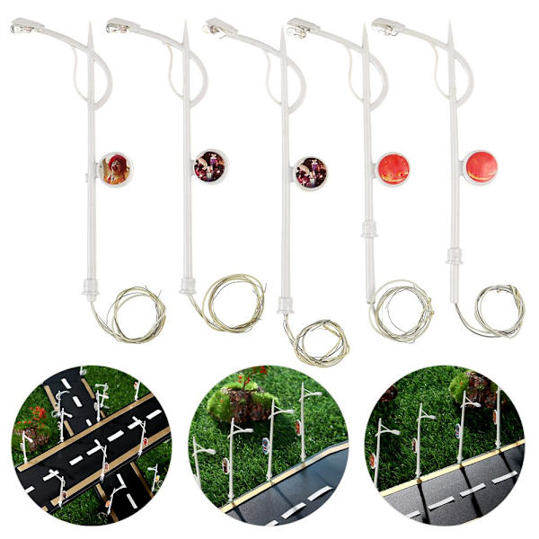 5 stk Garden Street Lamp Model Lights 8 8 8