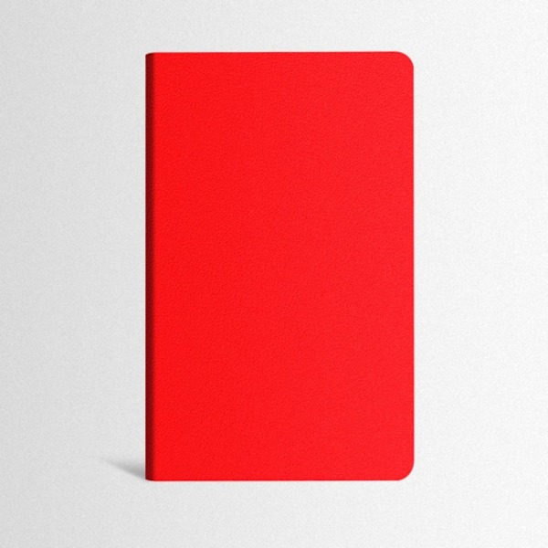 A6 Notesblok Lille notesbog RØD Red